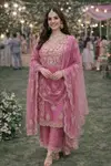 Ridhima By Mrudangi Simar Silk Embroidery Salwar Suits Wholesale Market In Surat